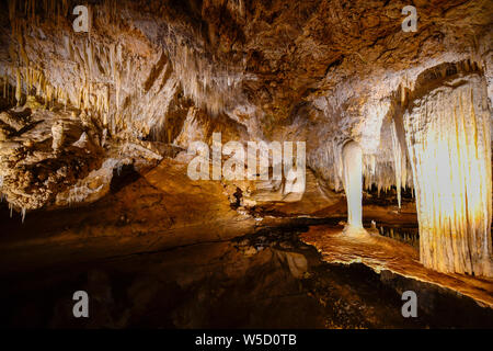 Lake Cave, Margaret River, Western Australia Stock Photo