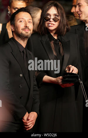 CANNES FRANCE MAY 18 Anthony Vaccarello and Beatrice