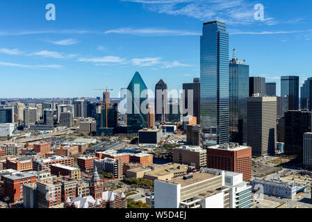 View of Dallas downtown Cityscape, Texas, USA. Stock Photo