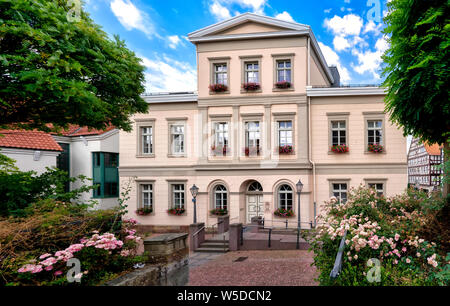 Town hall in the spa town Bad Wildungen, Germany Stock Photo