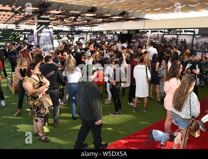 Atmosphere at the 10th Anniversary Of Kiehl's LifeRide For amfAR To Benefit HIV/AIDS Research in Century City at Westfield Century City in Century City  on July 27 2019. Stock Photo