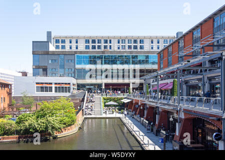 Entrance to The Mailbox shopping centre, Wharfside Street, Birmingham, West Midlands, England, United Kingdom Stock Photo