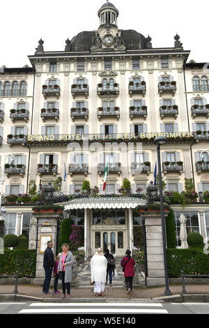 Grand Hotel des Iles Borromees, Stresa, Lake Maggiore, Piedmont, Italy, Europe Stock Photo