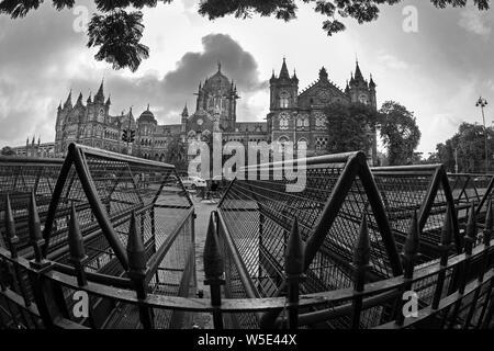 The image of Chhatrapati Shivaji Terminus building, at Mumbai, India Stock Photo