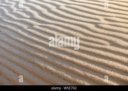 Freezing desert - Abstract white dunes Stock Photo