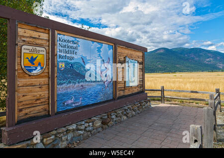 Idaho, Boundary County, Kootenai National Wildlife Refuge Stock Photo