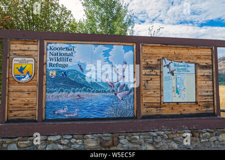 Idaho, Boundary County, Kootenai National Wildlife Refuge Stock Photo