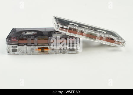 Retro audio cassettes design. Stock Photo