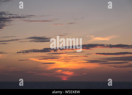 Sunset at Tudweiliog on the Llyn Peninsula, Gwynedd, Wales, UK Stock Photo
