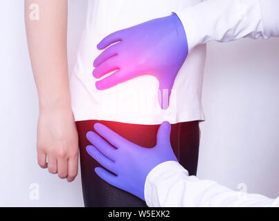 Bursitis of the hip joint - Stock Image - C011/0413 - Science Photo Library