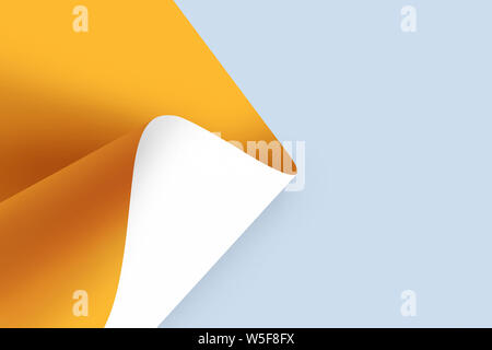 paper color yellow and light blue abstract background; Set of colors for clever designers. Stock Photo