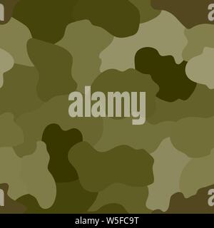 Abstract military or hunting camouflage background. Seamless pattern. Made from geometric square shapes. Vector illustration. Stock Vector