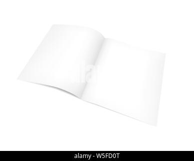 Open empty book template realistic cartoon vector illustration Stock Vector  Image & Art - Alamy