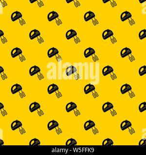 Electric mixer pattern vector Stock Vector