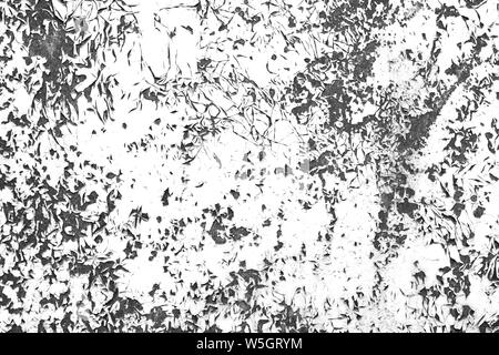 Scratch cracked paint contrast black and white background. Grunge texture  template for overlay artwork. Stock Photo