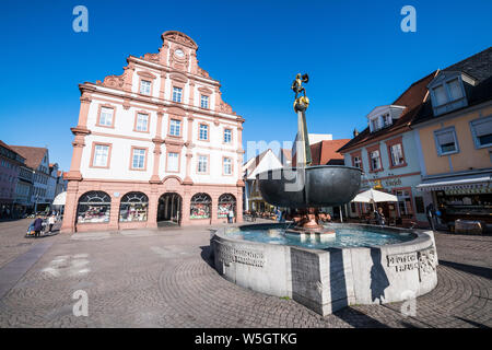 Old town of Speyer, Rhineland-Palatinate, Germany, Europe Stock Photo