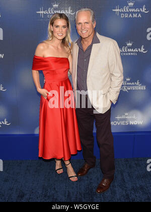 Lily Anne Harrison and Gregory Harrison attends the Hallmark Channel and Hallmark Movies & Mysteries Summer 2019 TCA at Private Residence, Beverly Hills, California on July 26, 2019. Stock Photo