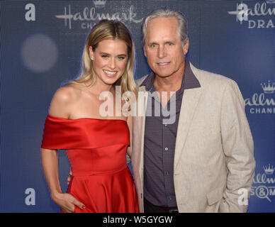 Lily Anne Harrison and Gregory Harrison attends the Hallmark Channel and Hallmark Movies & Mysteries Summer 2019 TCA at Private Residence, Beverly Hills, California on July 26, 2019. Stock Photo