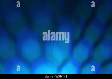 Abstract design element background with a distorted hexagonal pattern Stock Photo