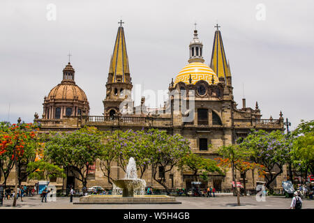 Guadalajara Cathedral, Historic Center, Guadalajara, Jalisco, Mexico, North America Stock Photo