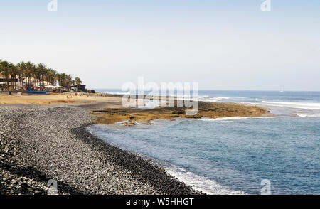 Shore near Playa de las Americas in Tenerife, Canary Islands, Spain Stock Photo