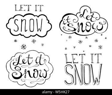 Hand drawn inspirational and motivating phrase, quote. Conceptual lettering, calligraphy. Vector isolated typography design element for greeting cards Stock Vector