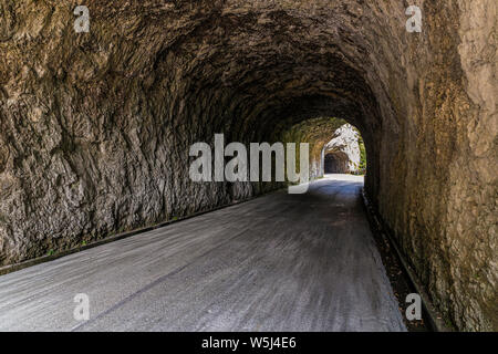 Italy Friuli Val Cellina Barcis - old road of the Valcellina - Natural park of Dolomiti Friulane