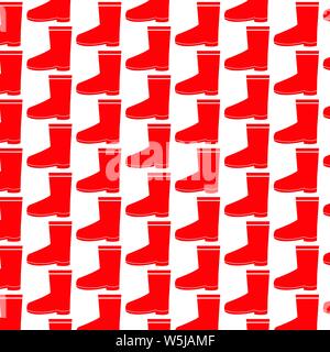 Pattern background Boot icon Stock Vector