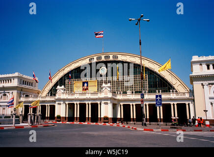 Hua Lamphong train station in Bangkok in Thailand in Southeast Asia Far East Stock Photo