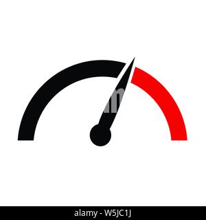 Speedometer icon Stock Vector