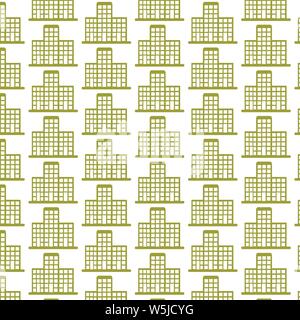 Pattern background building icon Stock Vector