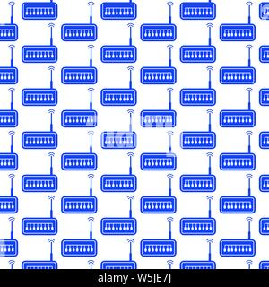 Pattern background router icon Stock Vector
