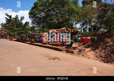 The local market in Africa, Moshi Stock Photo