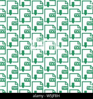 Pattern background File type icon Stock Vector