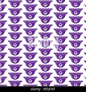 Pattern background CCTV Camera Icon Stock Vector