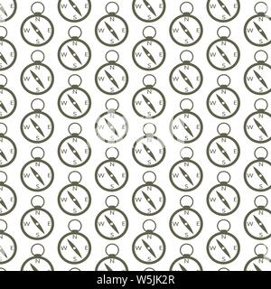 Pattern background compass icon Stock Vector
