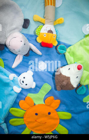 colorful baby toys Stock Photo