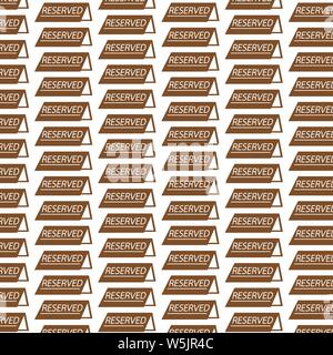 Pattern background reserved icon Stock Vector