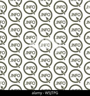 Pattern background Domain dot sign icon Stock Vector