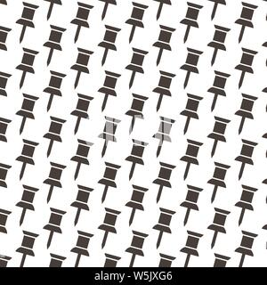 Pattern background Pushpin icon Stock Vector