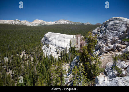 Lembert Dome in Yosemite Valley Stock Photo