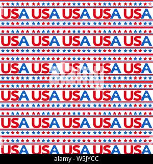 Pattern background Made in USA Icon Stock Vector
