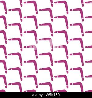 Pattern background Boomerang icon Stock Vector