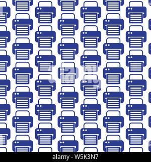 Pattern background fax web icon Stock Vector