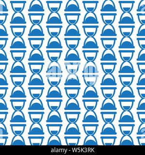 Pattern background Hourglass Icon Stock Vector