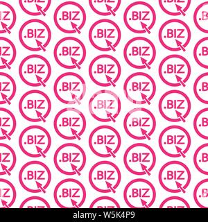 Pattern background Domain dot sign icon Stock Vector