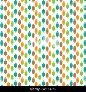 Pattern background Simple diagram graph icon Stock Vector