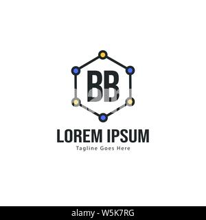 BB Letter Logo Design. Creative Modern BB Letters Icon Illustration design Stock Vector