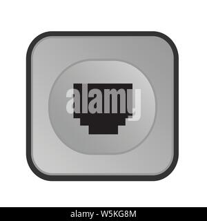 Electrical outlet icon Stock Vector