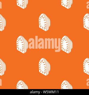 Iron pattern vector orange Stock Vector
